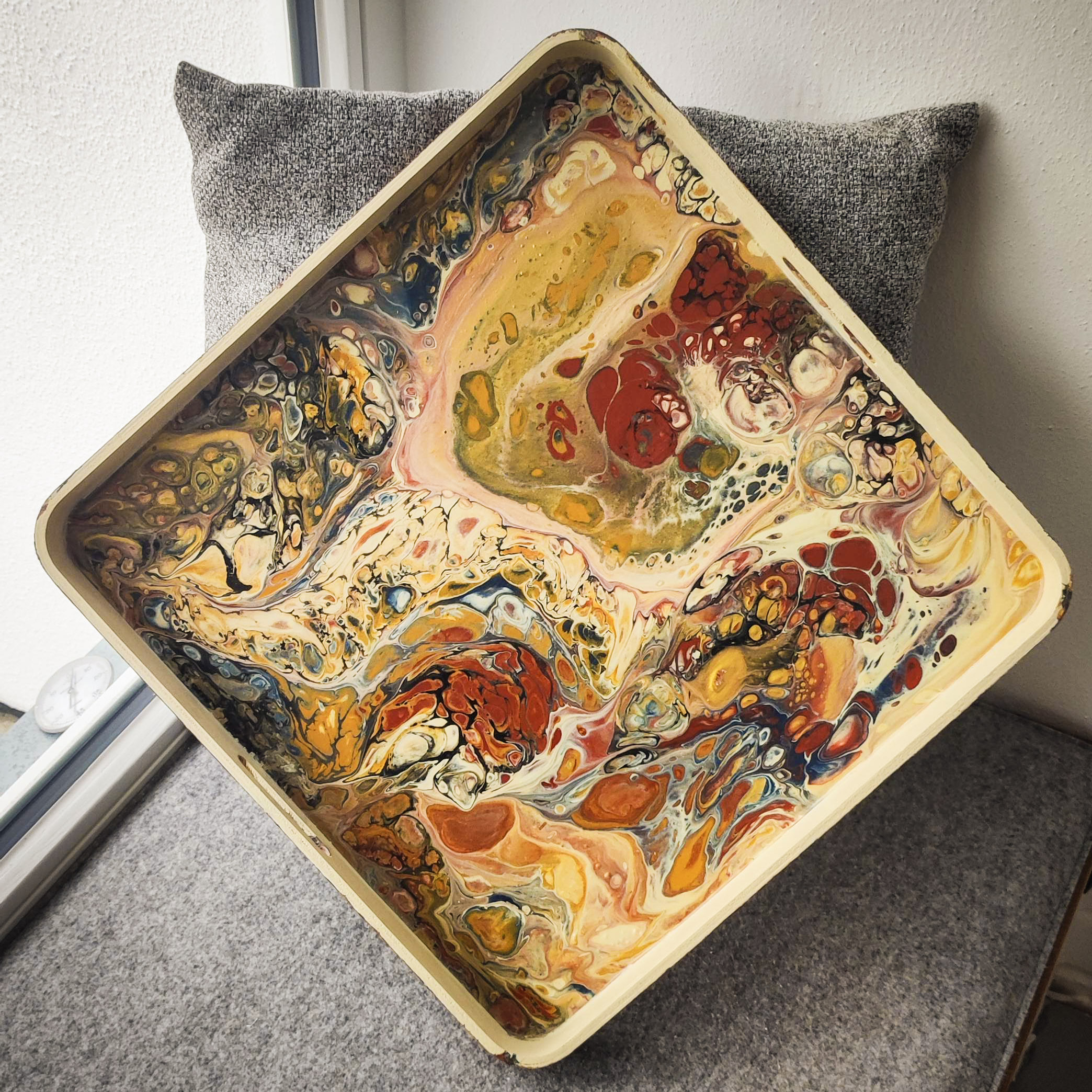 Acrylic Pouring – Tablett